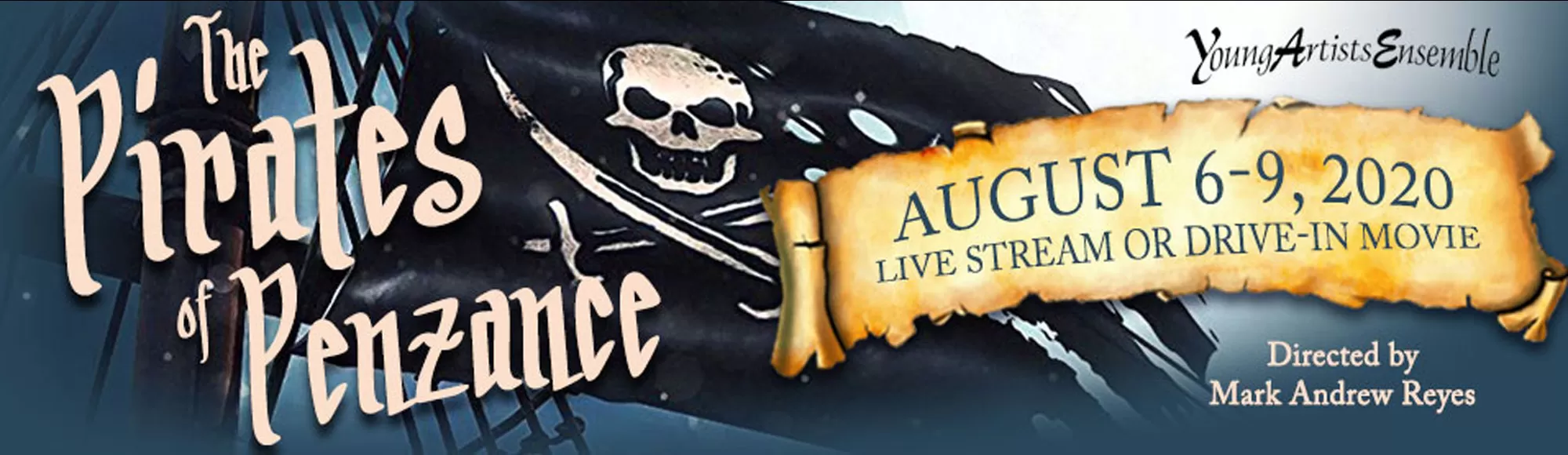 East Coast Matinee Streaming Video of The Pirates of Penzance 8/9/20 at 1 pm NOW ON DEMAND