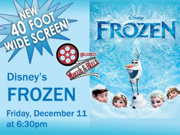 Disney's Frozen: Wheels and Reels Film Screening from your Car! 6:30pm, Friday Dec 11, 2020